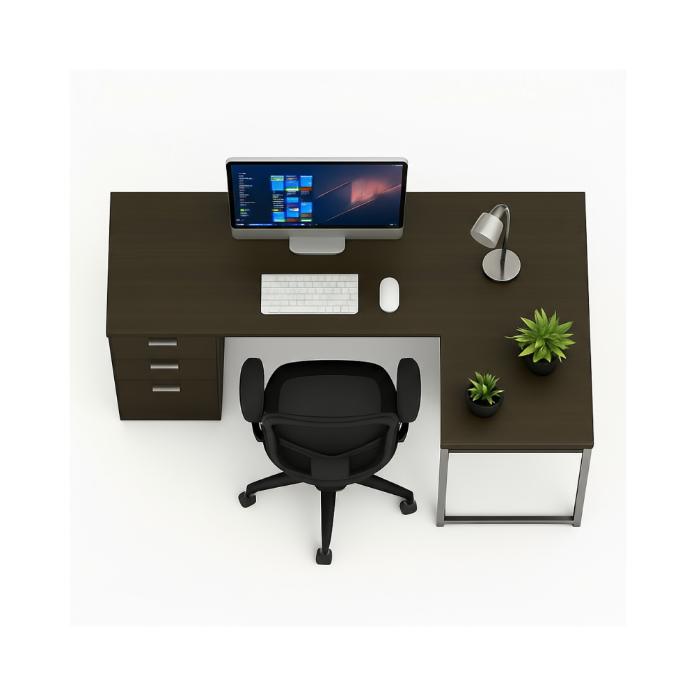 Escritorio Corner Gray