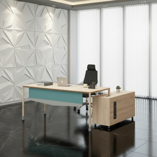 Escritorio de gerente de muebles de oficina