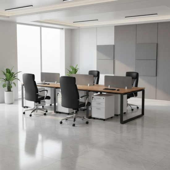 Estacion de trabajo de cubiculo de oficina
