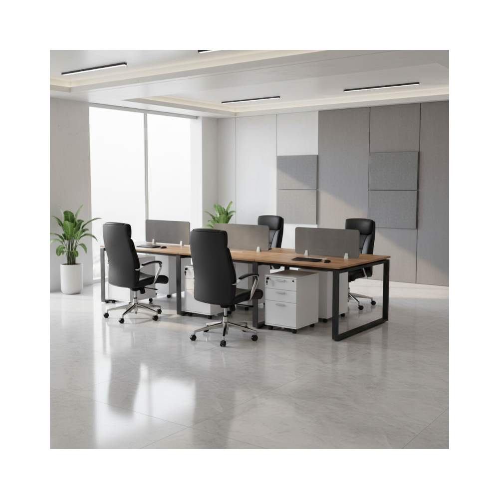 Estacion de trabajo de cubiculo de oficina