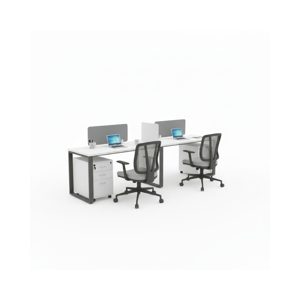 Estacion de trabajo de cubiculo de oficina