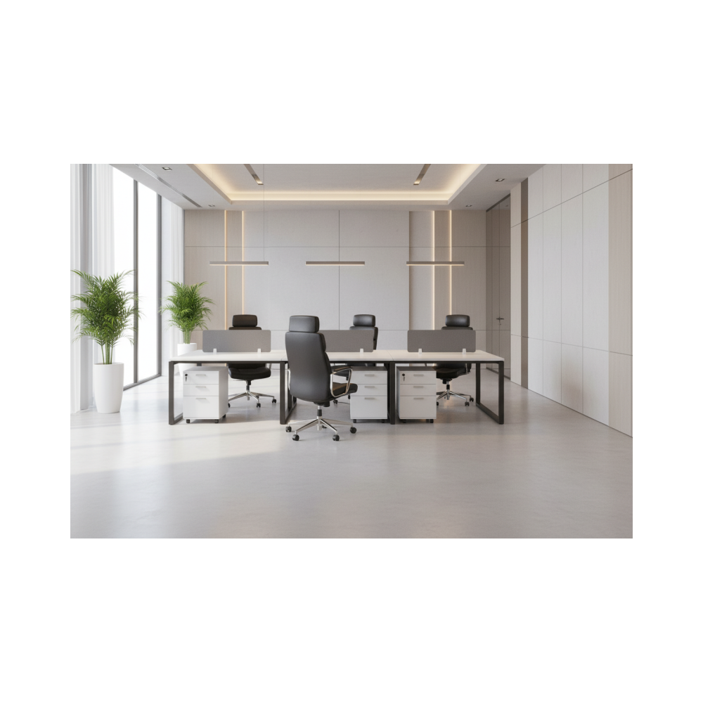 Estacion de trabajo de cubiculo de oficina