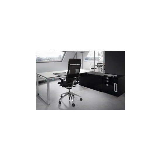 Escritorio de oficina modular de melamina