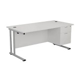 Escritorios de banco modulares espalda con espalda
