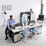 Estacion de trabajo de escritorio de oficina modular