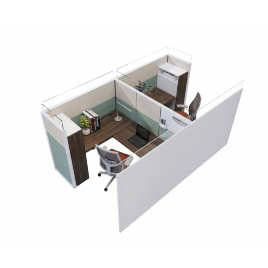 Estacion de trabajo de escritorio de oficina modular