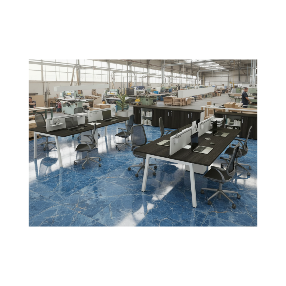 Estacion de trabajo de oficina cubica