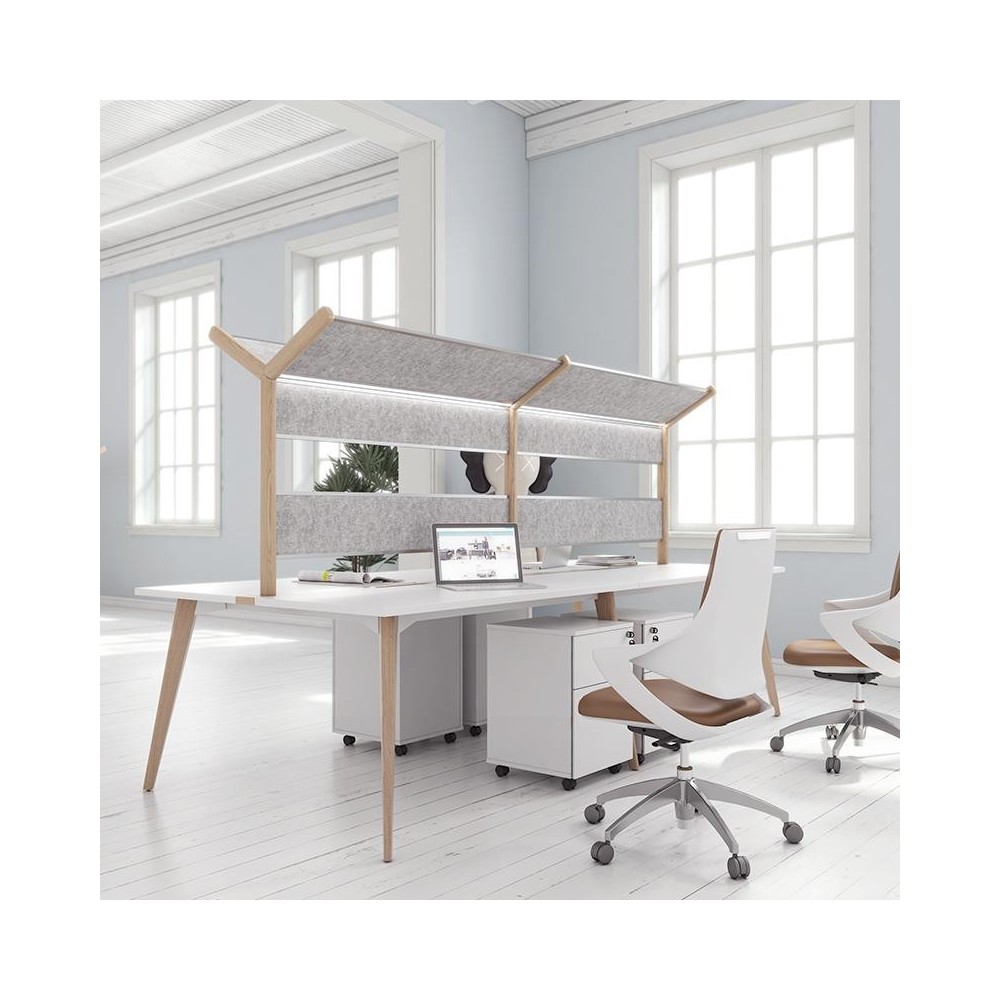 Escritorio de estacion de trabajo de oficina modular moderno