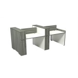Estación de trabajo muebles modulares