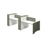 Estación de trabajo muebles modulares