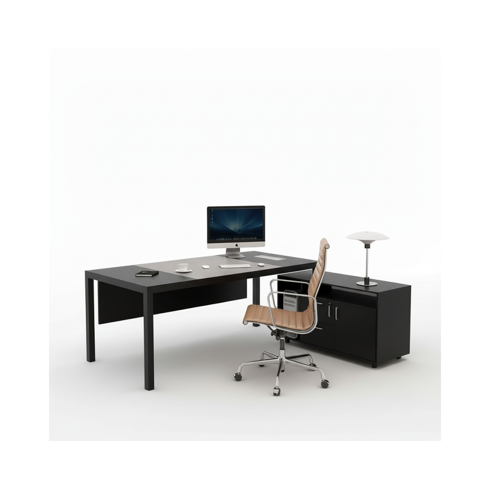 Escritorio moderno de muebles de oficina Escritorio de oficina ejecutivo en forma de L