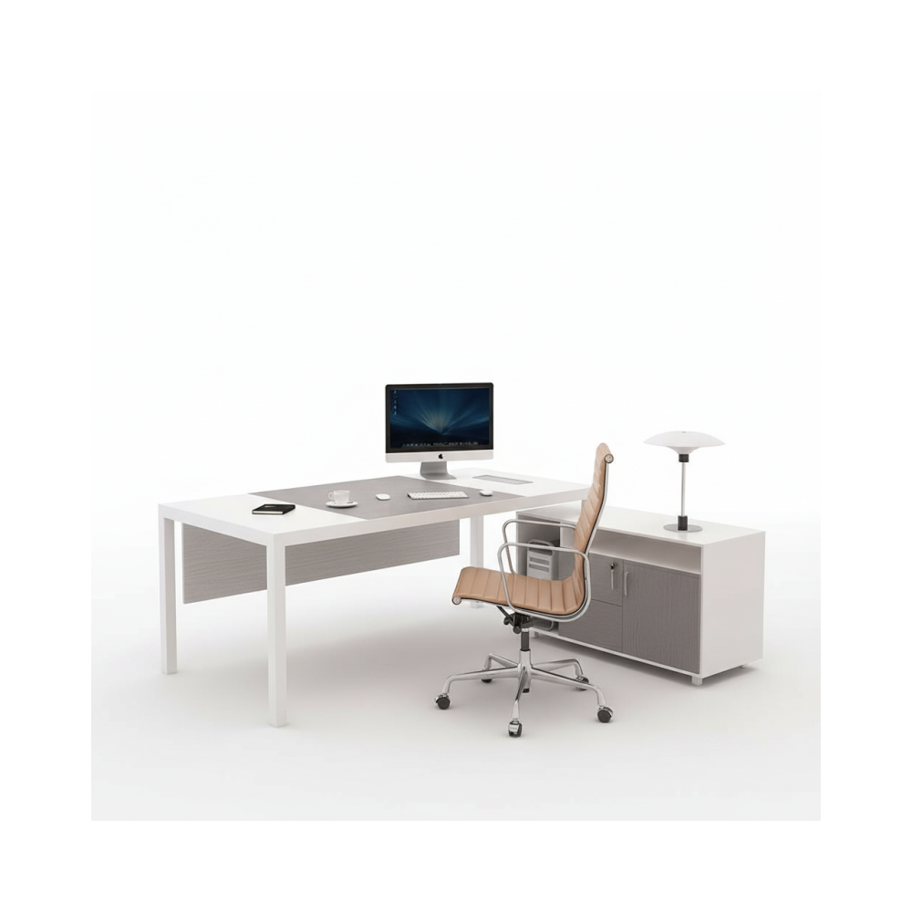 Escritorio moderno de muebles de oficina Escritorio de oficina ejecutivo en forma de L