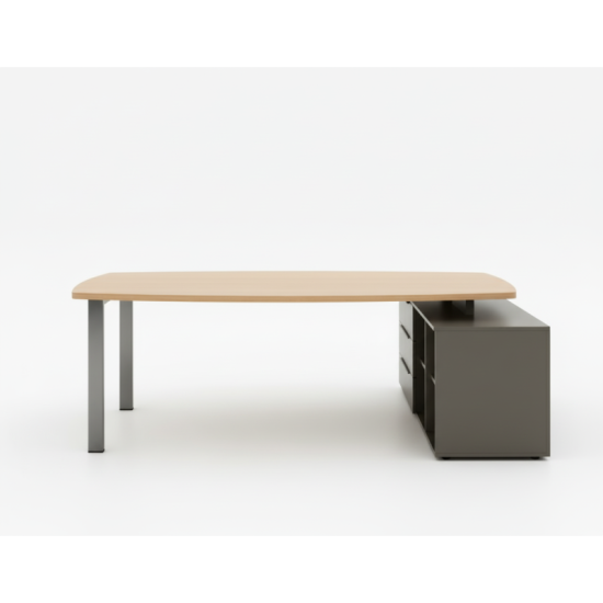 Escritorio de oficina de madera