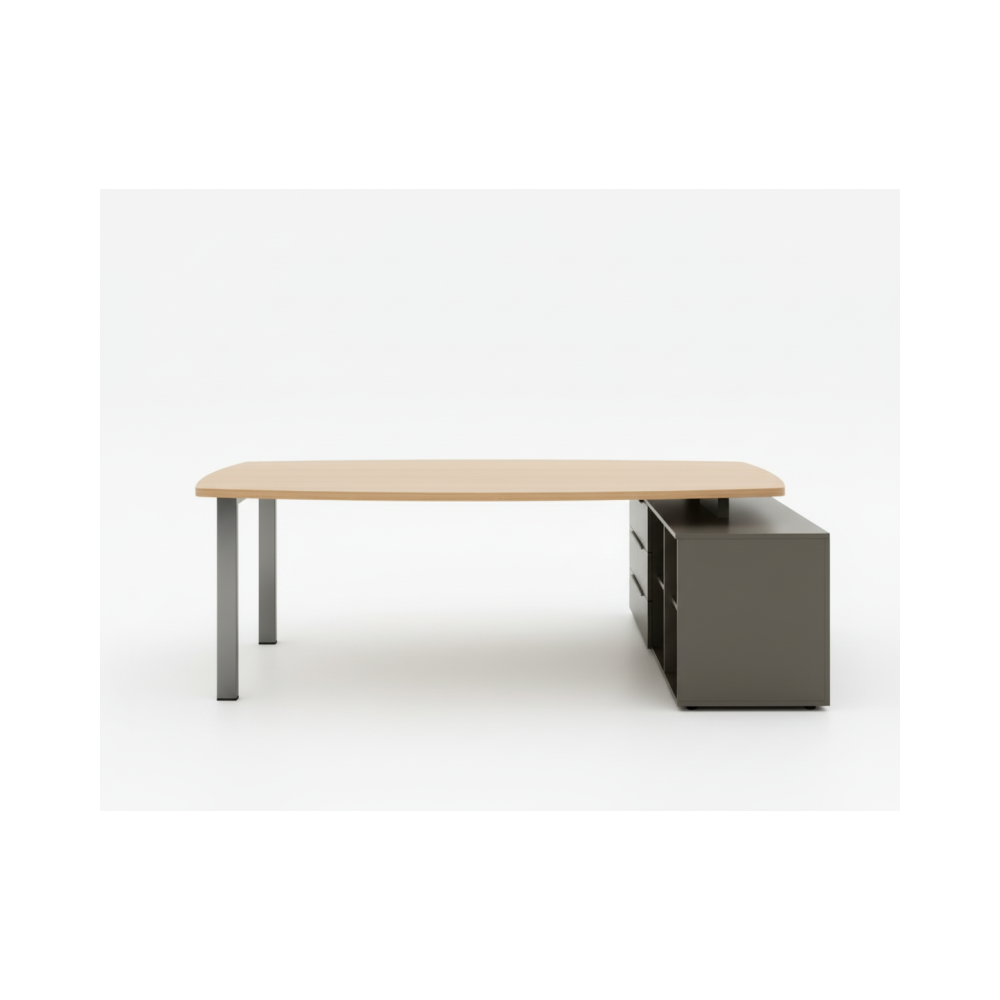 Escritorio de oficina de madera