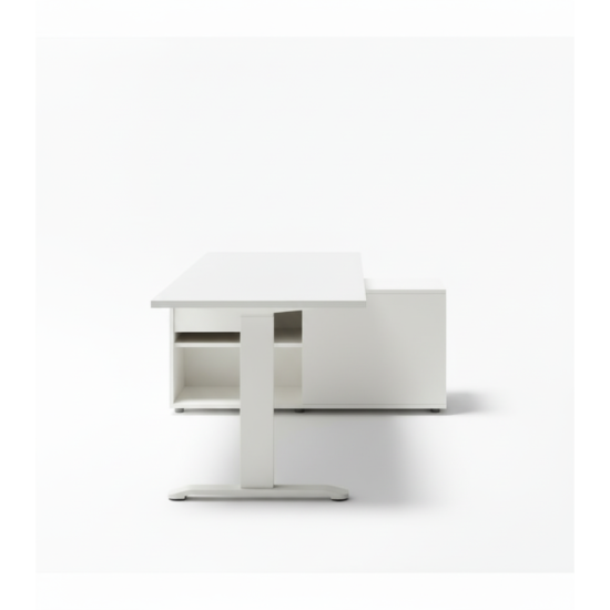 Escritorio de oficina modular de melamina
