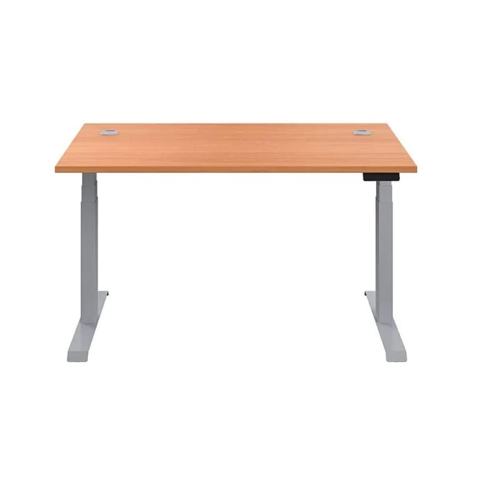 Escritorios de oficina rectangulares de lujo Commerce II con pedestal fijo