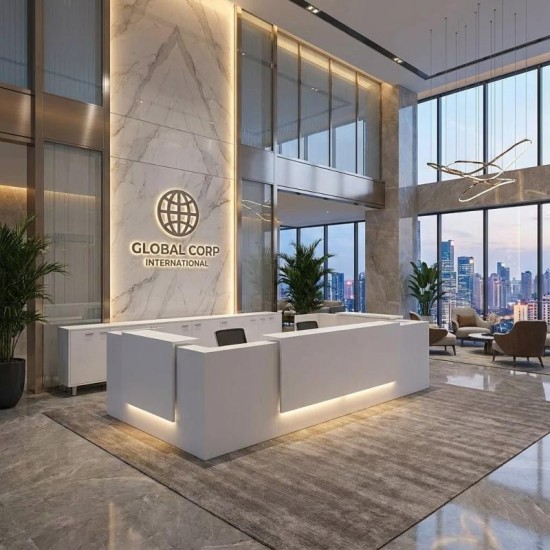 Recepción de oficina GOLD 1