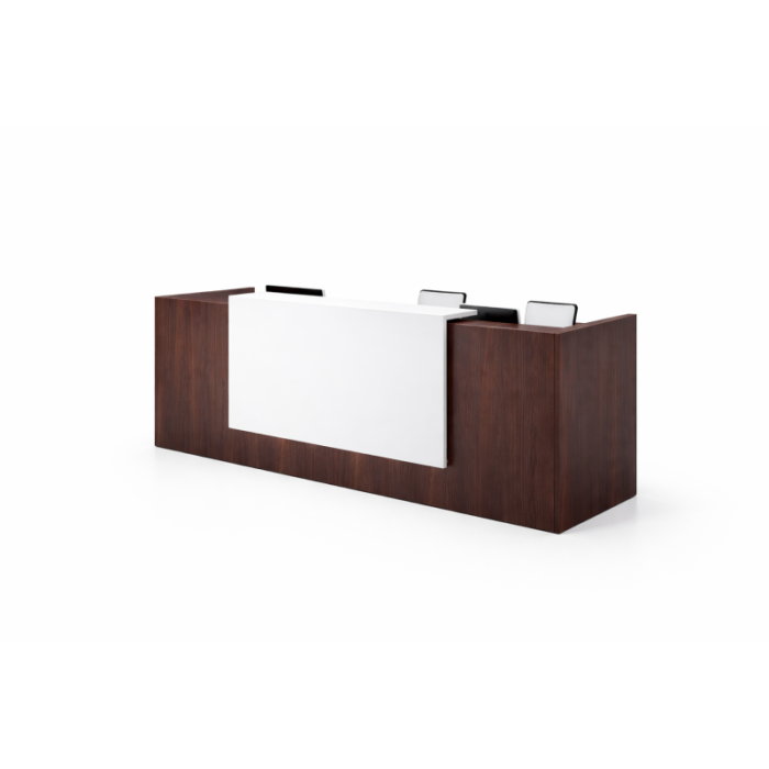 Recepción para oficina White Brown