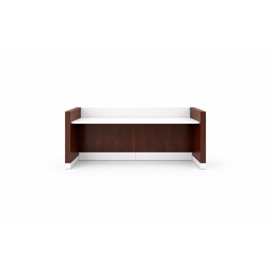 Recepción para oficina White Brown