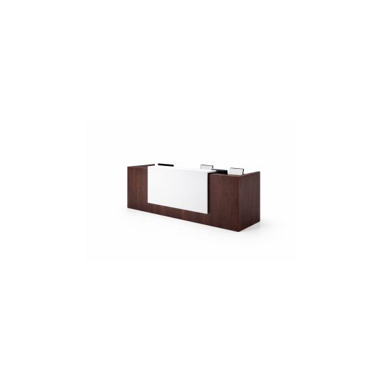 Recepción para oficina White Brown