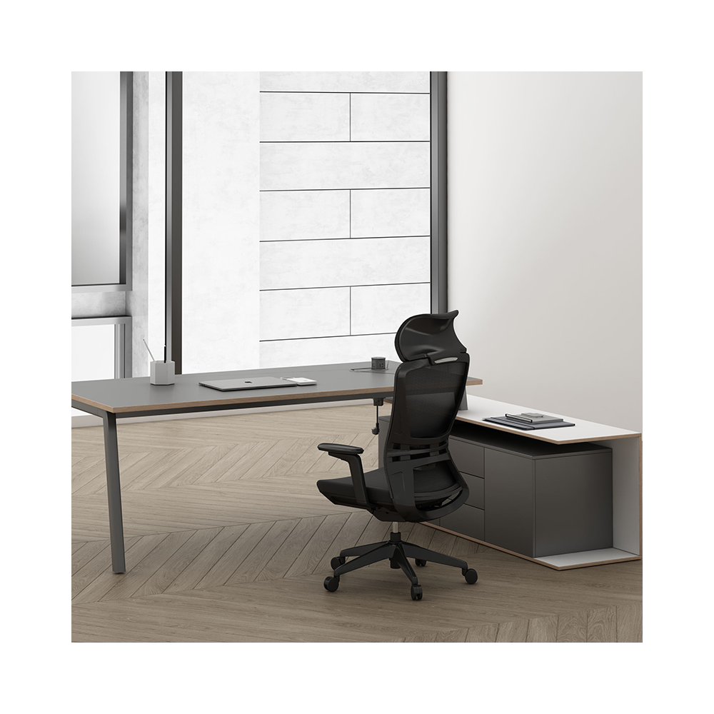 Silla de oficina ergonómica de malla
