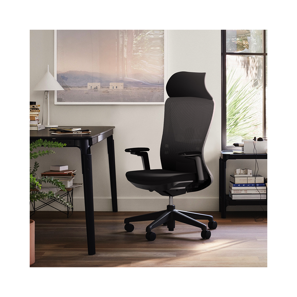 Silla de oficina ergonómica de malla