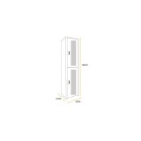 Locker Ventilado 2 puertas