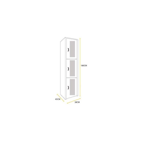 Locker Ventilado 3 puertas