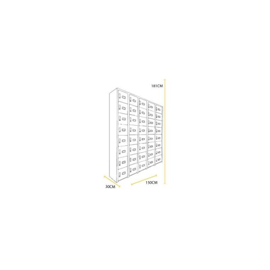 Locker Metalico 40 Puertas