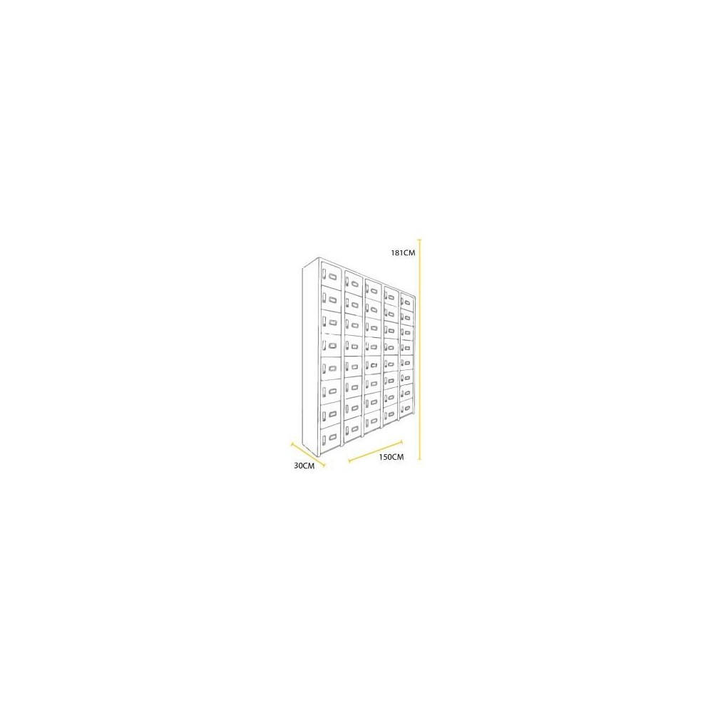 Locker Metalico 40 Puertas