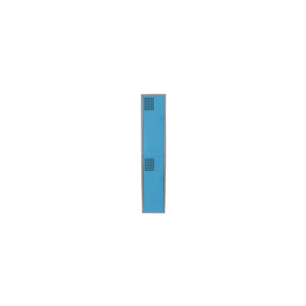 Locker Color Azul - 2 Puertas