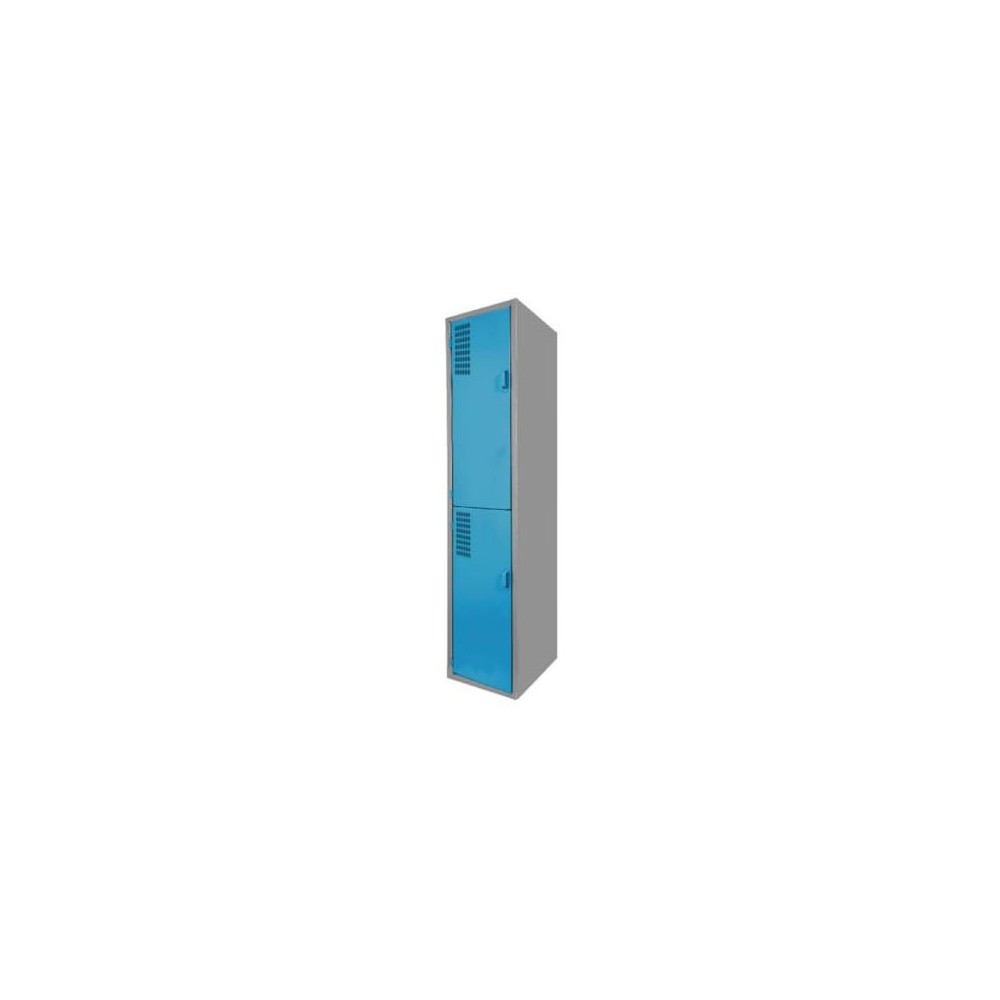 Locker Color Azul - 2 Puertas