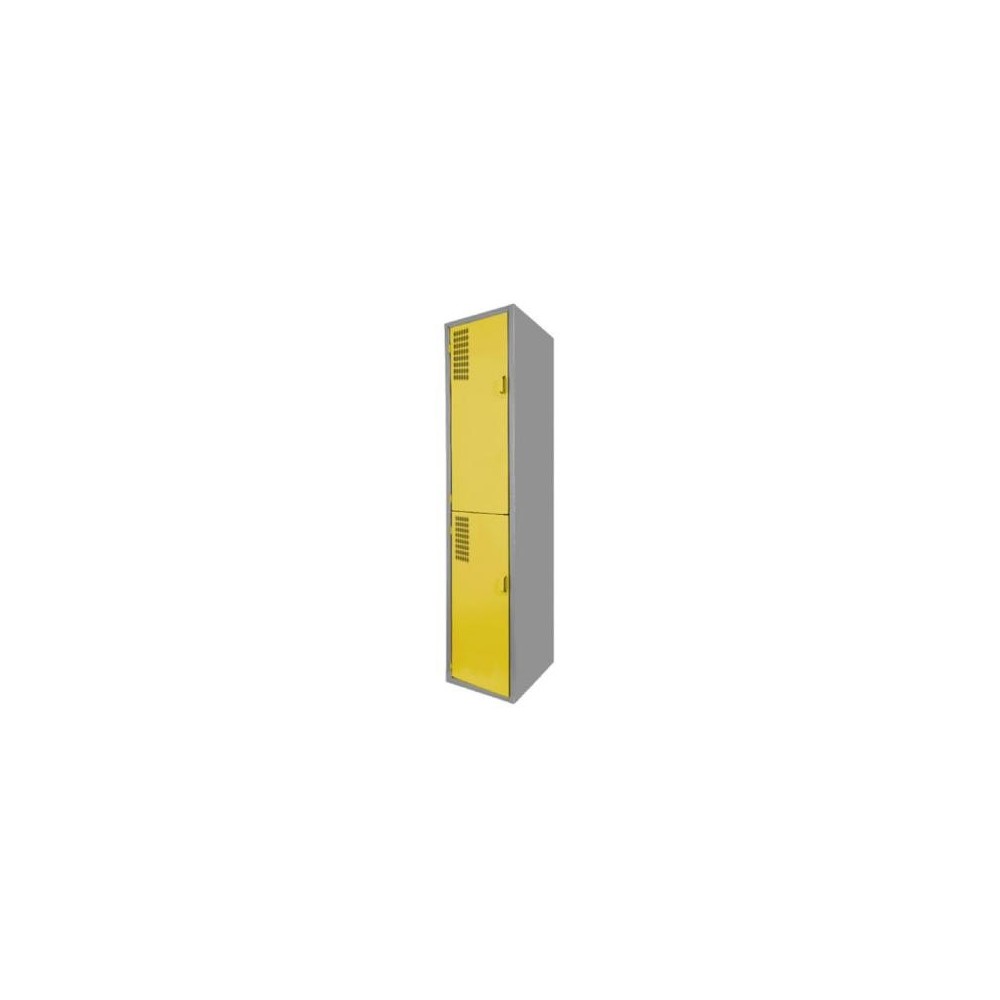 Locker Color Amarillo - 2 puertas