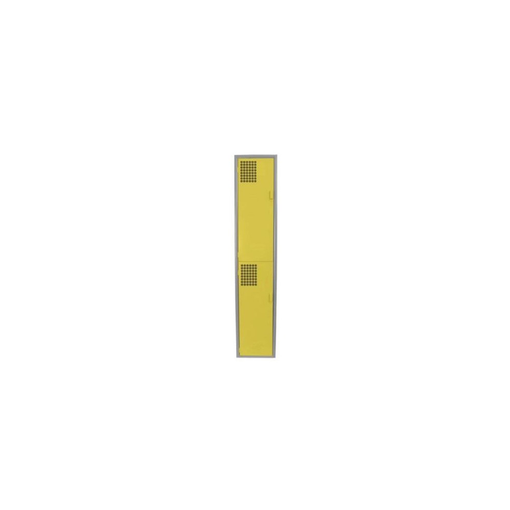 Locker Color Amarillo - 2 puertas