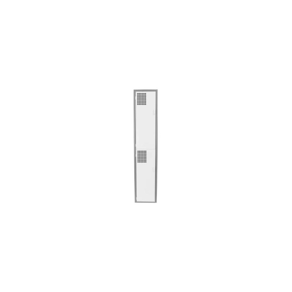 Locker Color Blanco - 2 puertas