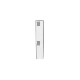Locker Color Blanco - 2 puertas