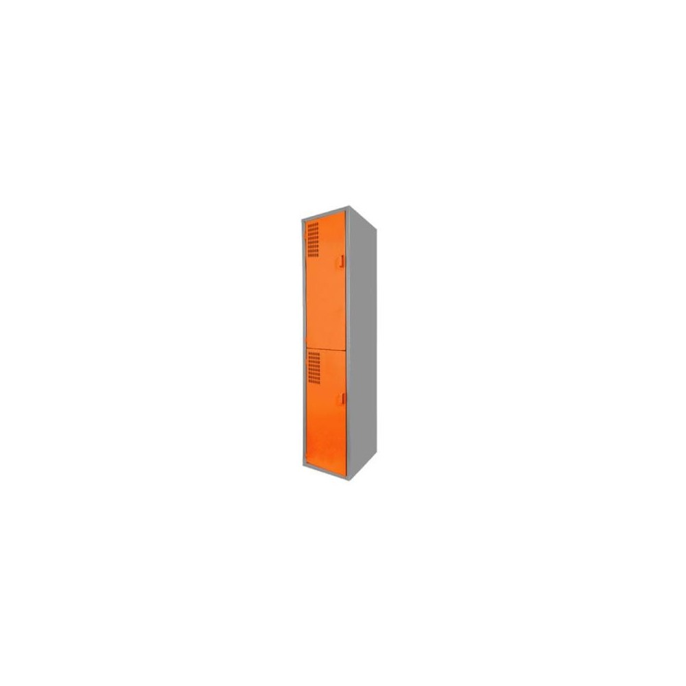 Locker Color Naranja - 2 puertas