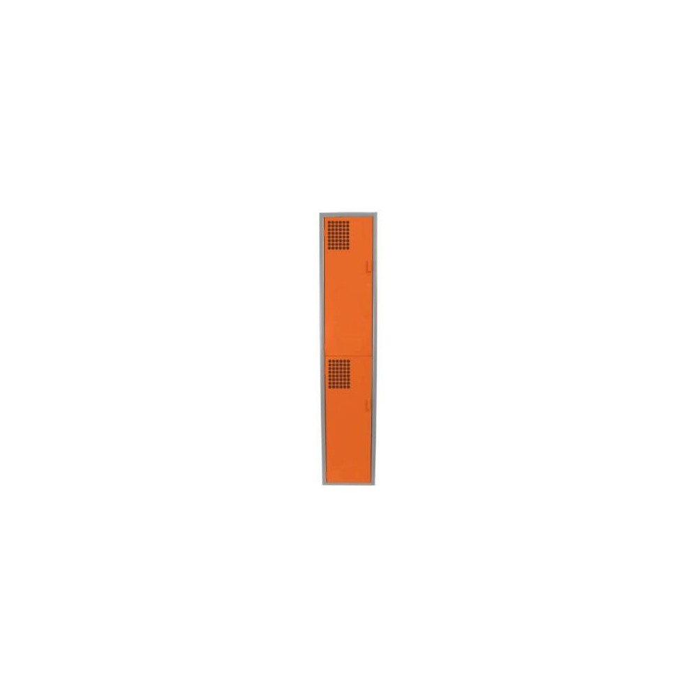 Locker Color Naranja - 2 puertas
