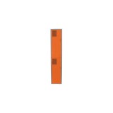 Locker Color Naranja - 2 puertas