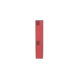 Locker Color Rojo - 2 Puertas