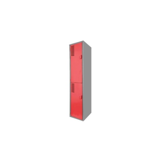 Locker Color Rojo - 2 Puertas