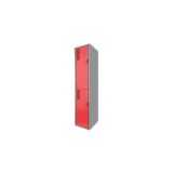 Locker Color Rojo - 2 Puertas