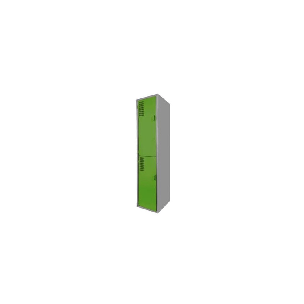 Locker Color Verde - 2 Puertas