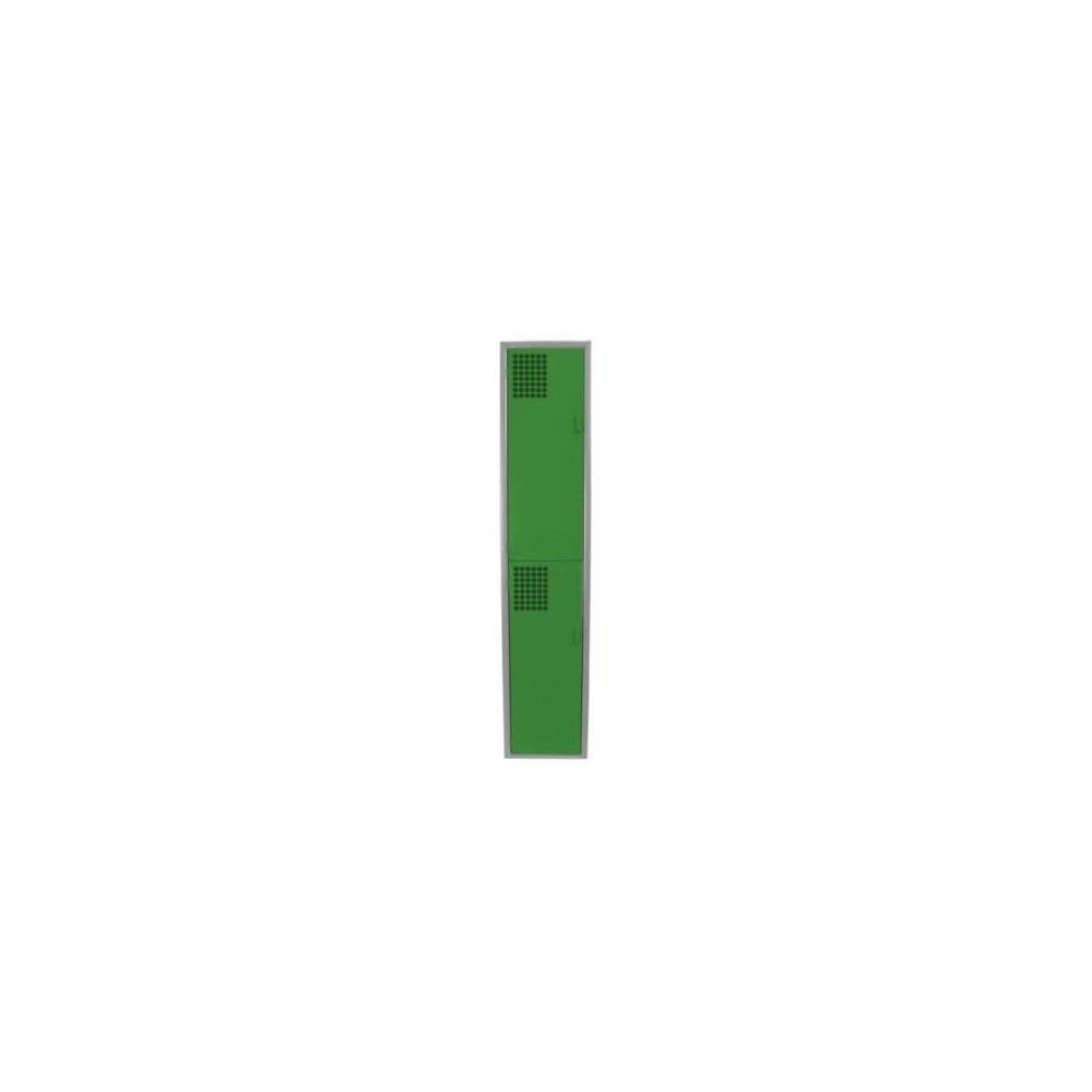 Locker Color Verde - 2 Puertas