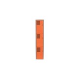 Locker Color Naranja - 3 puertas