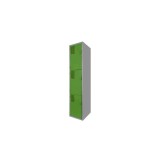 Locker Color Verde - 3 Puertas