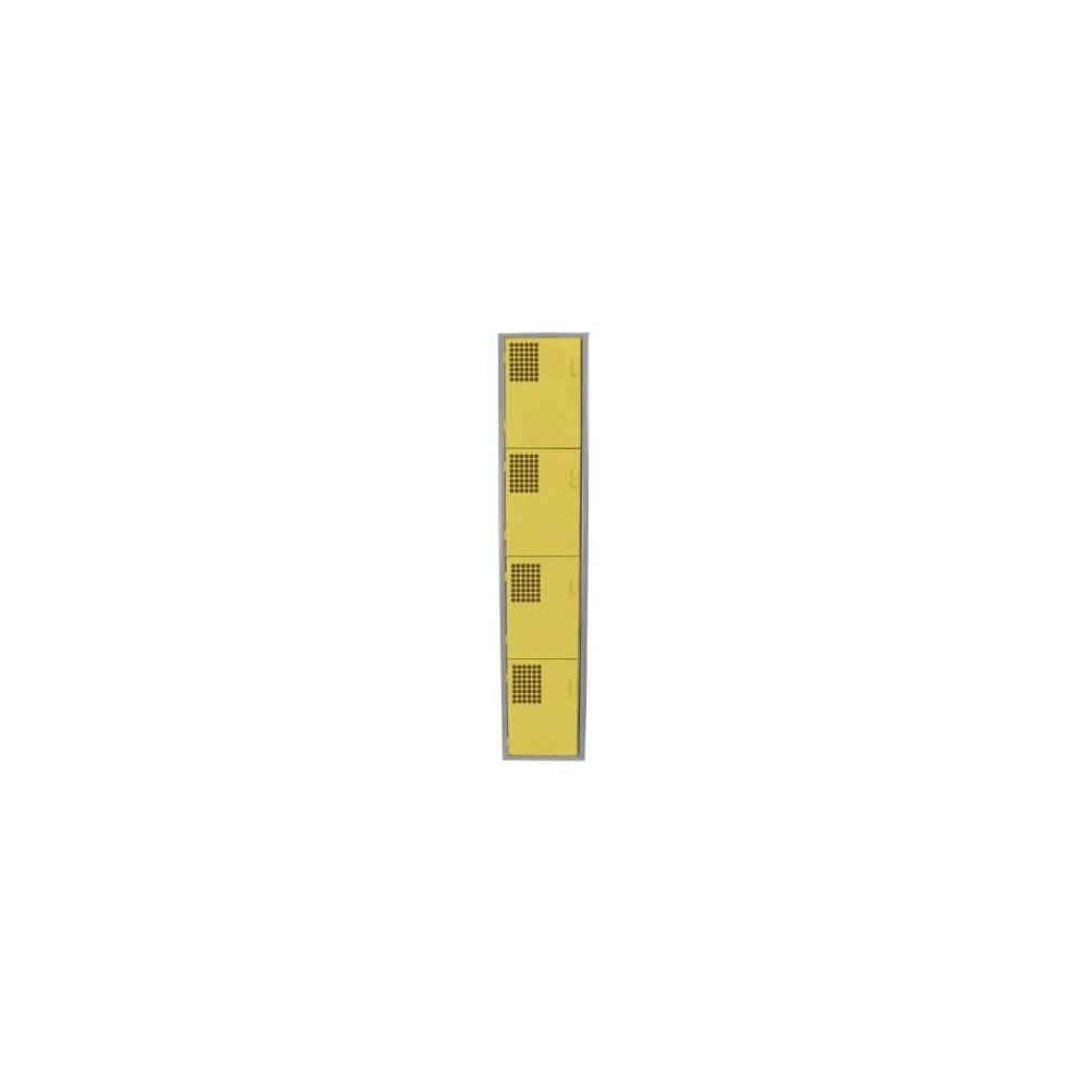 Locker Color Amarillo - 4 puertas