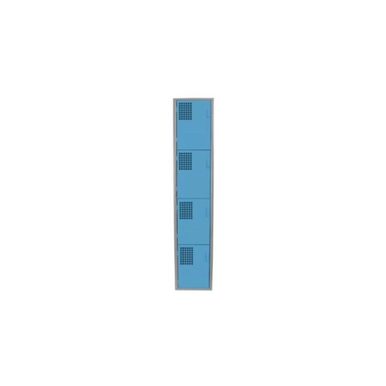 Locker Color Azul - 4 Puertas