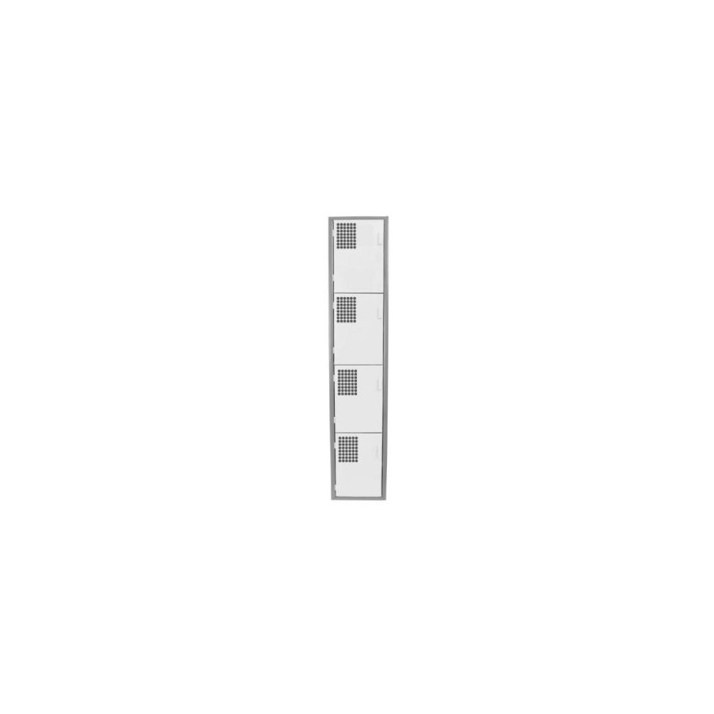 Locker Color Blanco - 4 puertas