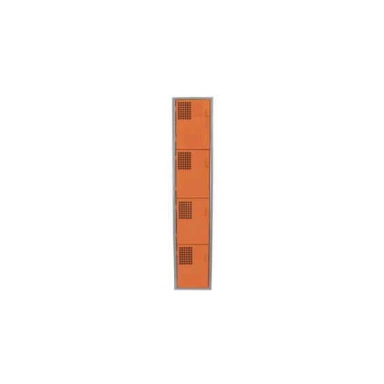 Locker Color Naranja - 4 puertas